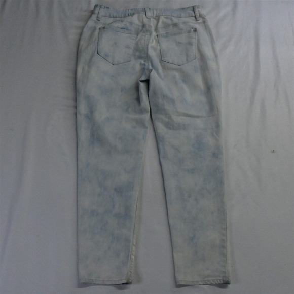 Chicos .5 /‎ 6 Ankle Slim Light Acid Wash Stretch Denim Womens Jeans - Picture 7 of 7
